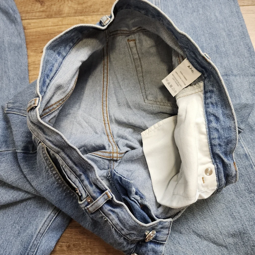 A.P.C. Women Petit New Standard Straight Leg Button Fly Light Denim Jeans 28 - Picture 10 of 13